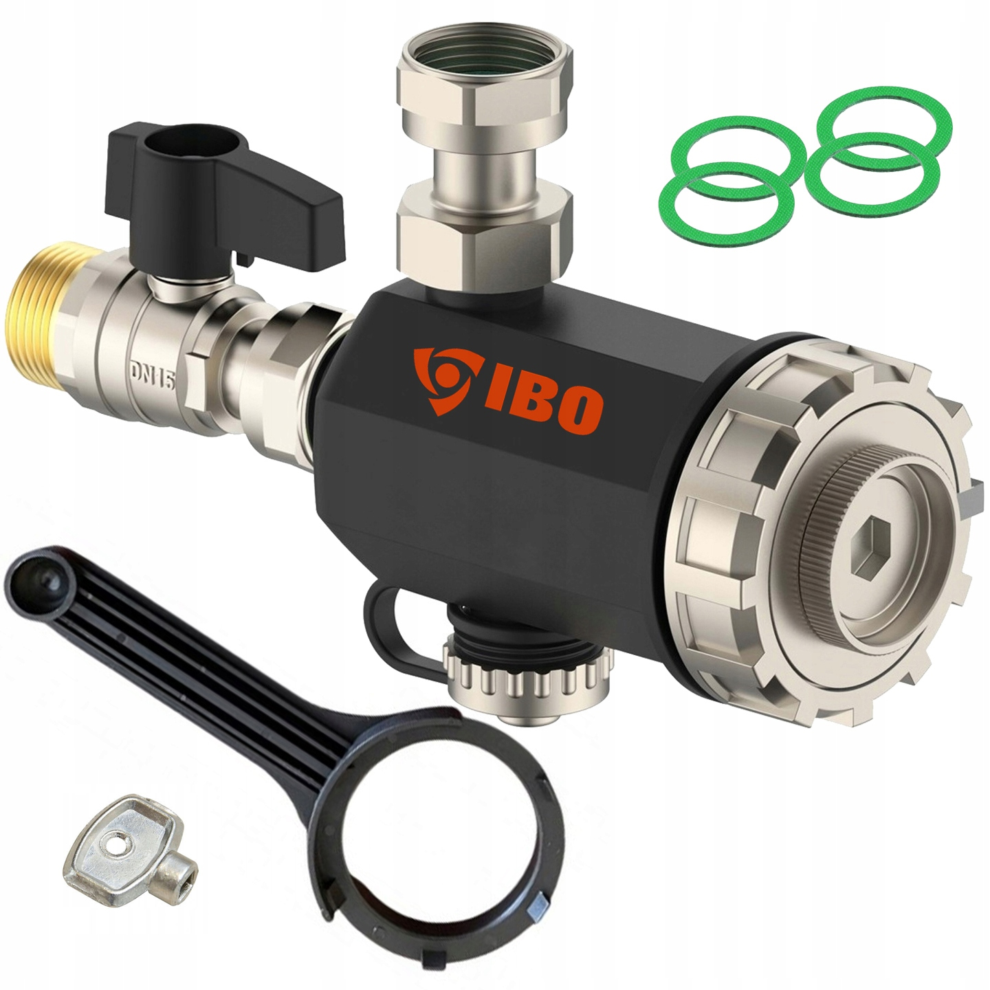 IBO IBF-05 3/4" magnetický separátor + Hydroland ventil ODP.KL.M 1/2"